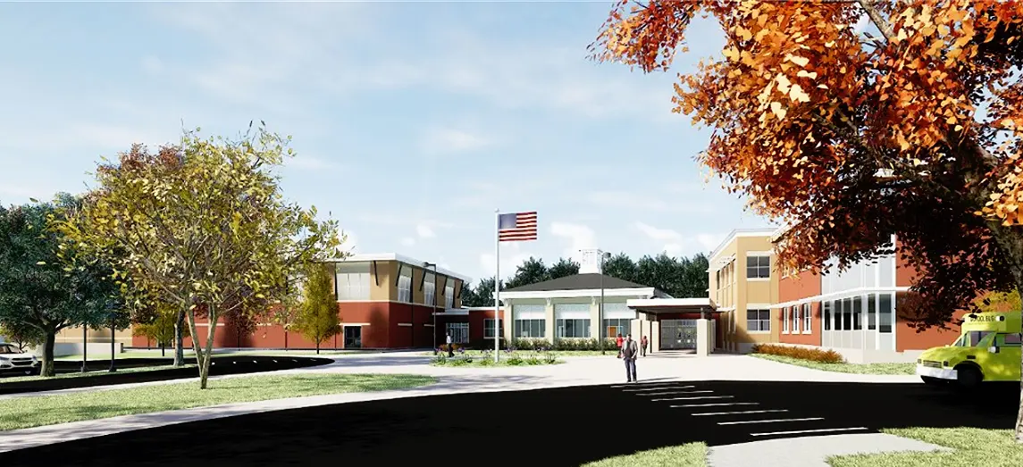 New intermediate school, $48 million building to include 79,000	square feet and accommodate 582 students in fourth and fifth grades. It is expected to open for the 2019-2020 school year.